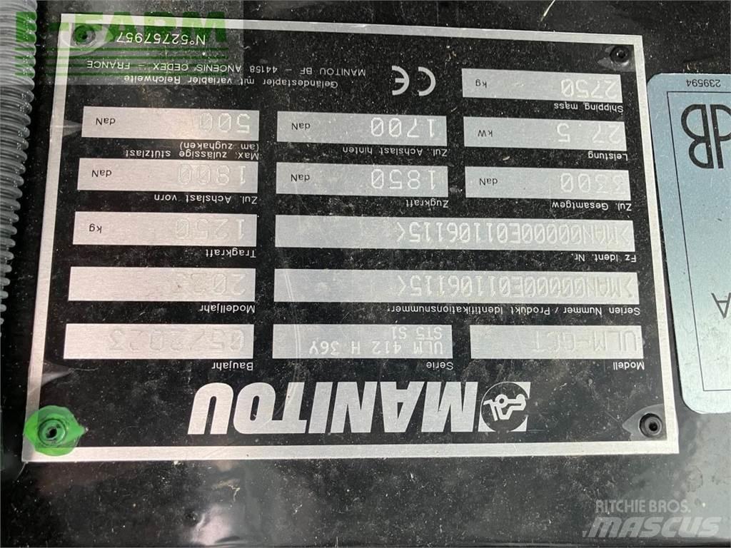 Manitou ULM 412 H 농업용 텔레 핸들러