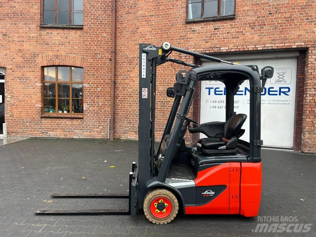 Linde E 12 전동 지게차