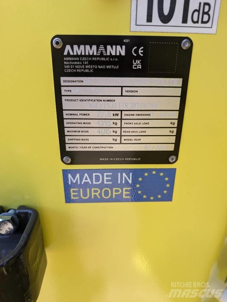 Ammann ARX45-2 트윈 드럼 롤러