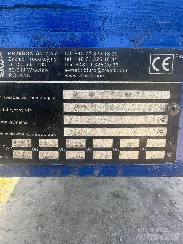 Zremb N263 플랫베드/드롭사이드 트레일러
