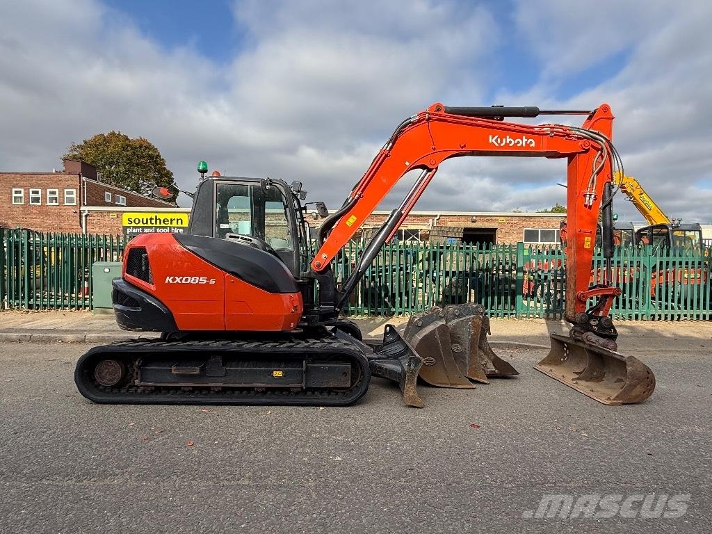 Kubota KX085-5 중형굴삭기 7톤-28톤