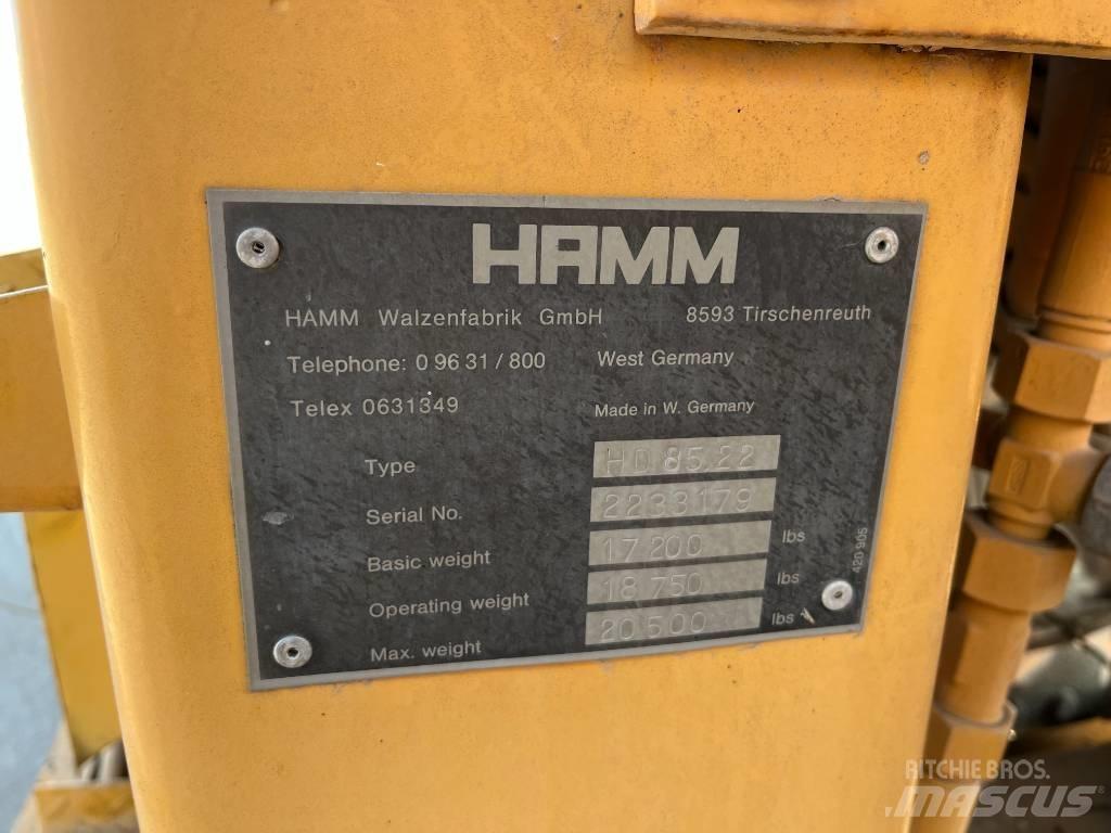 Hamm HD 85 트윈 드럼 롤러