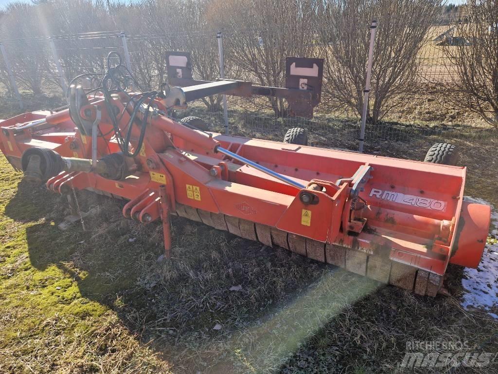 Kuhn RM 480 R 목장 제초기 및 토퍼