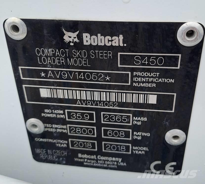 Bobcat S 450  스키드로더