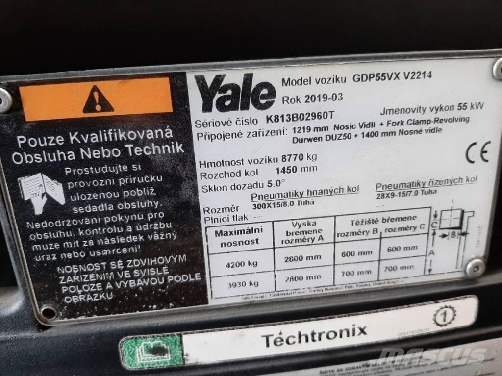 Yale GDP 55 VX 디젤 지게차