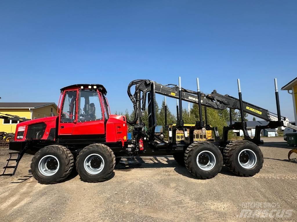 Komatsu 875 원목 포워더