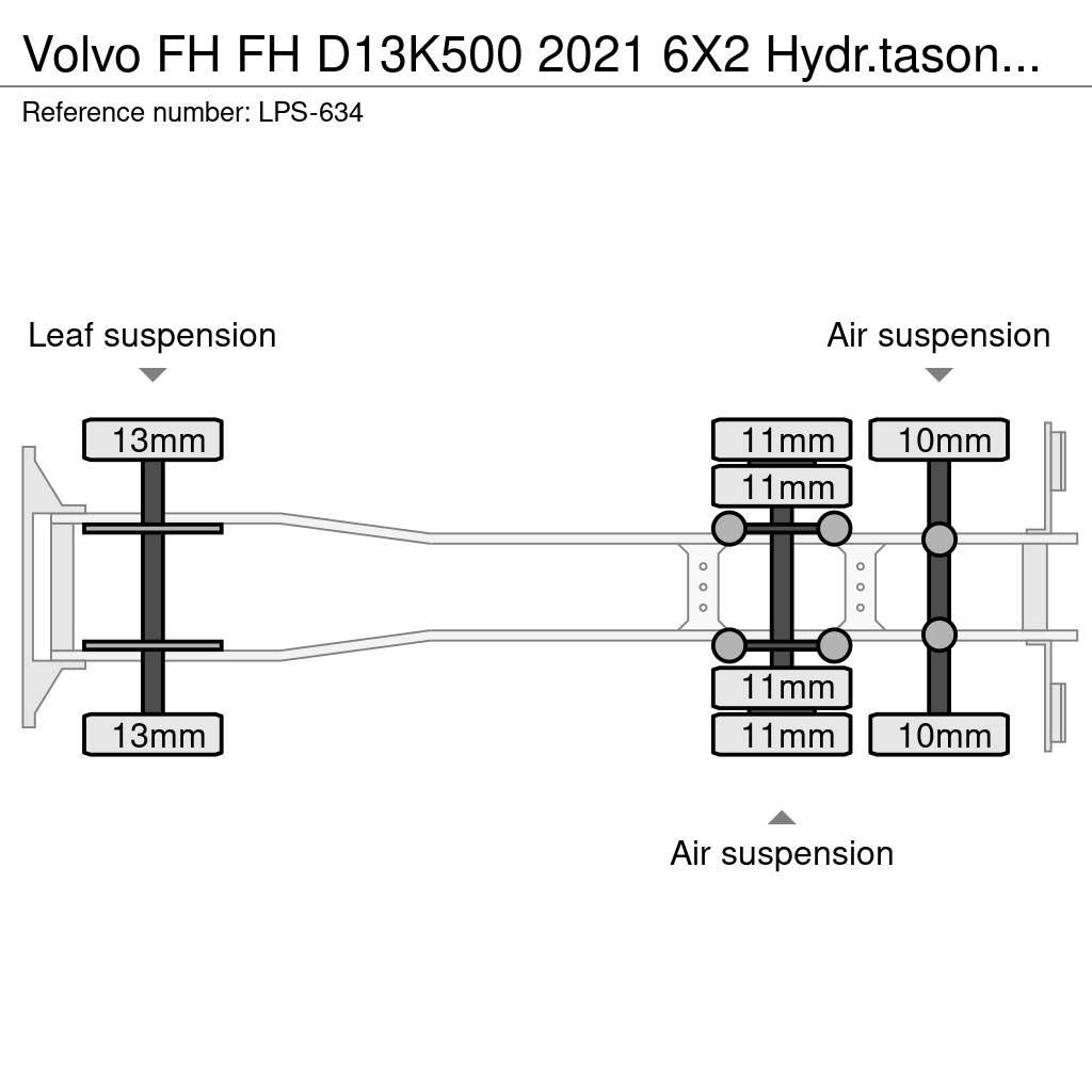 Volvo FH 케이블 리프트 탈착식 트럭