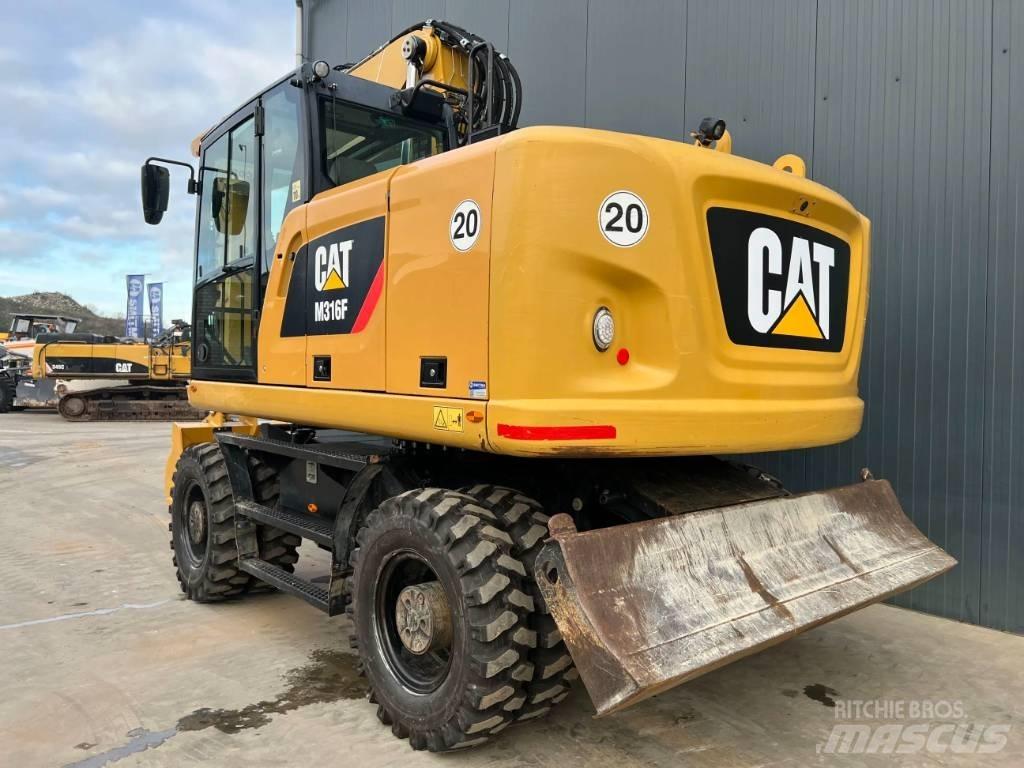 CAT M316F  휠 굴삭기