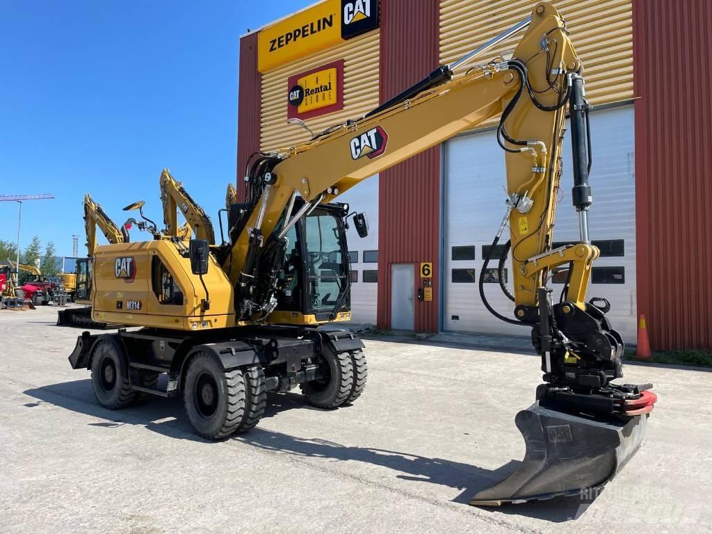 CAT M314  휠 굴삭기