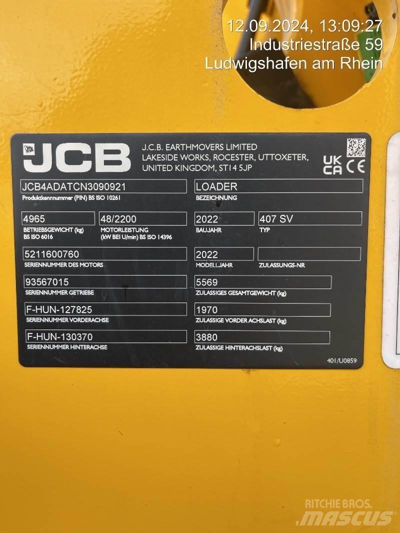 JCB 407  휠로우더
