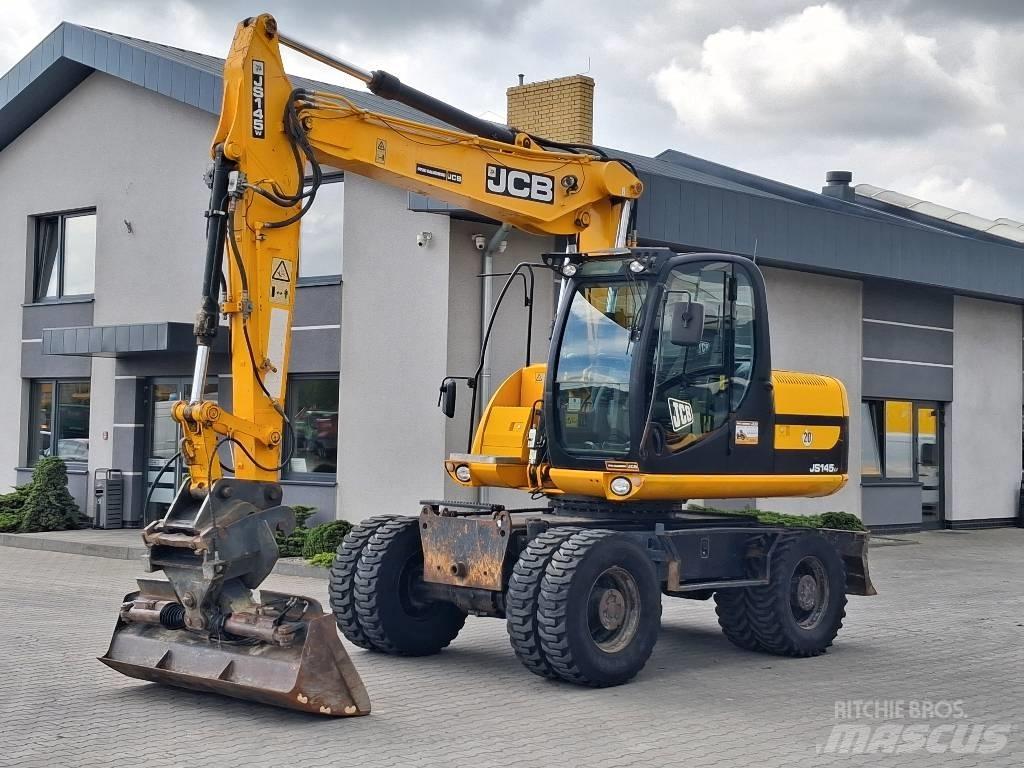 JCB JS 145 W  휠 굴삭기