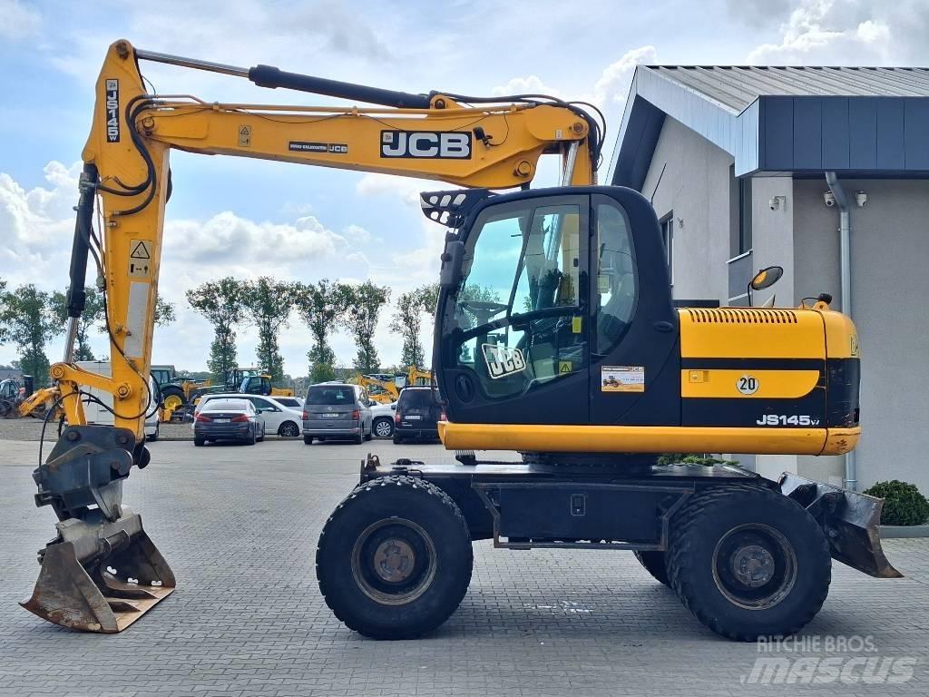 JCB JS 145 W  휠 굴삭기