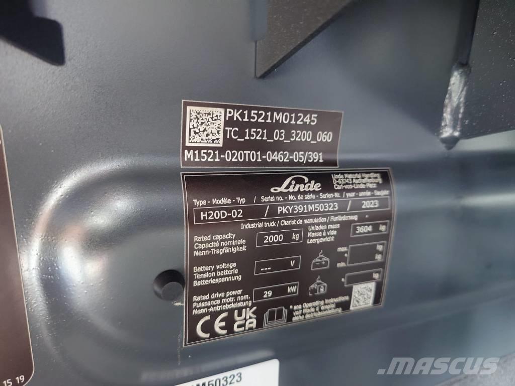 Linde H 20 D 디젤 지게차