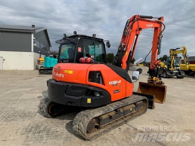 Kubota KX 080-4 중형굴삭기 7톤-28톤
