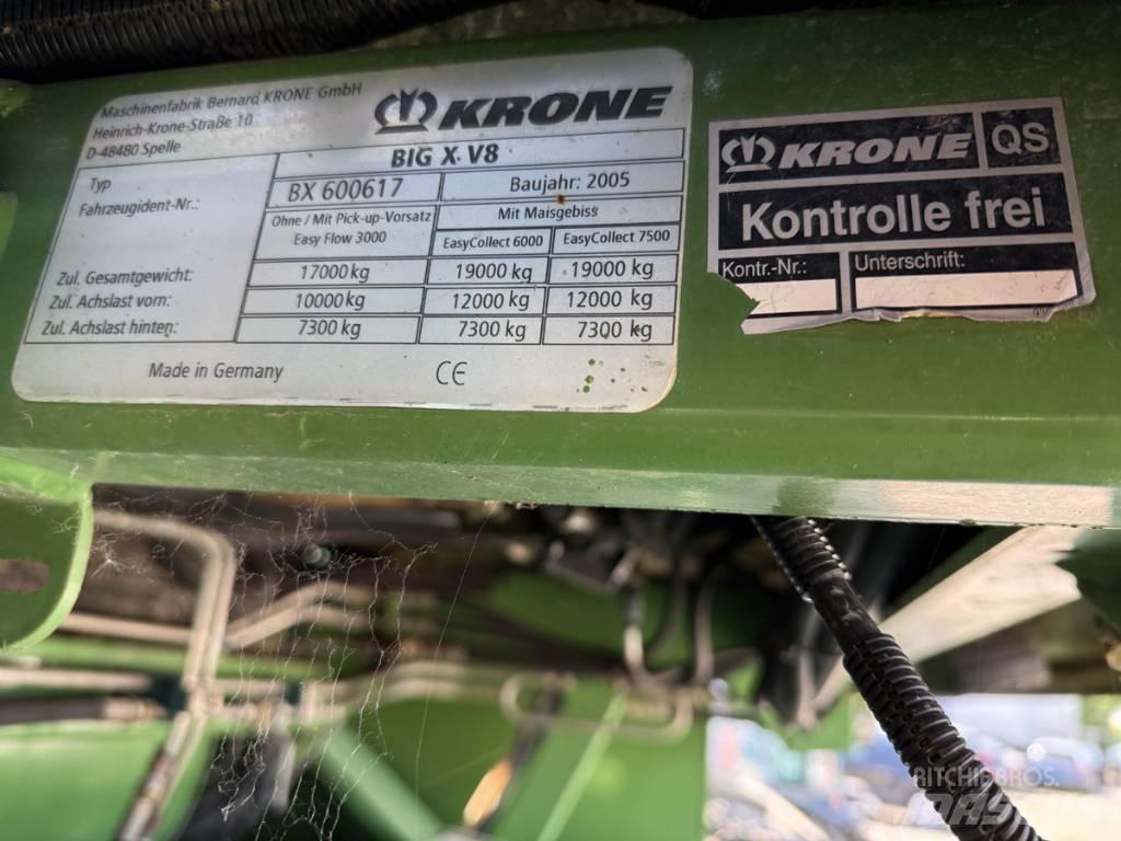 Krone Big X V8 자동 초지기계