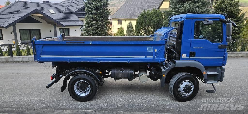 MAN TGM 18.290 4X4 덤프 트럭