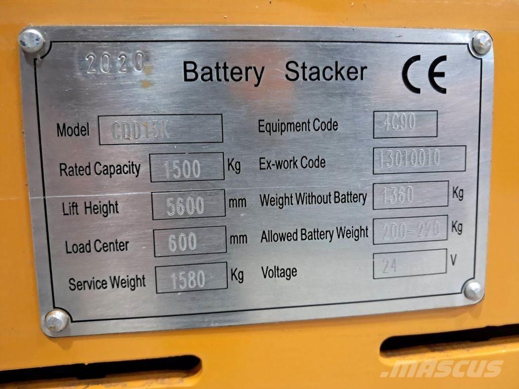  stapelaar CDD15K 포크리프트