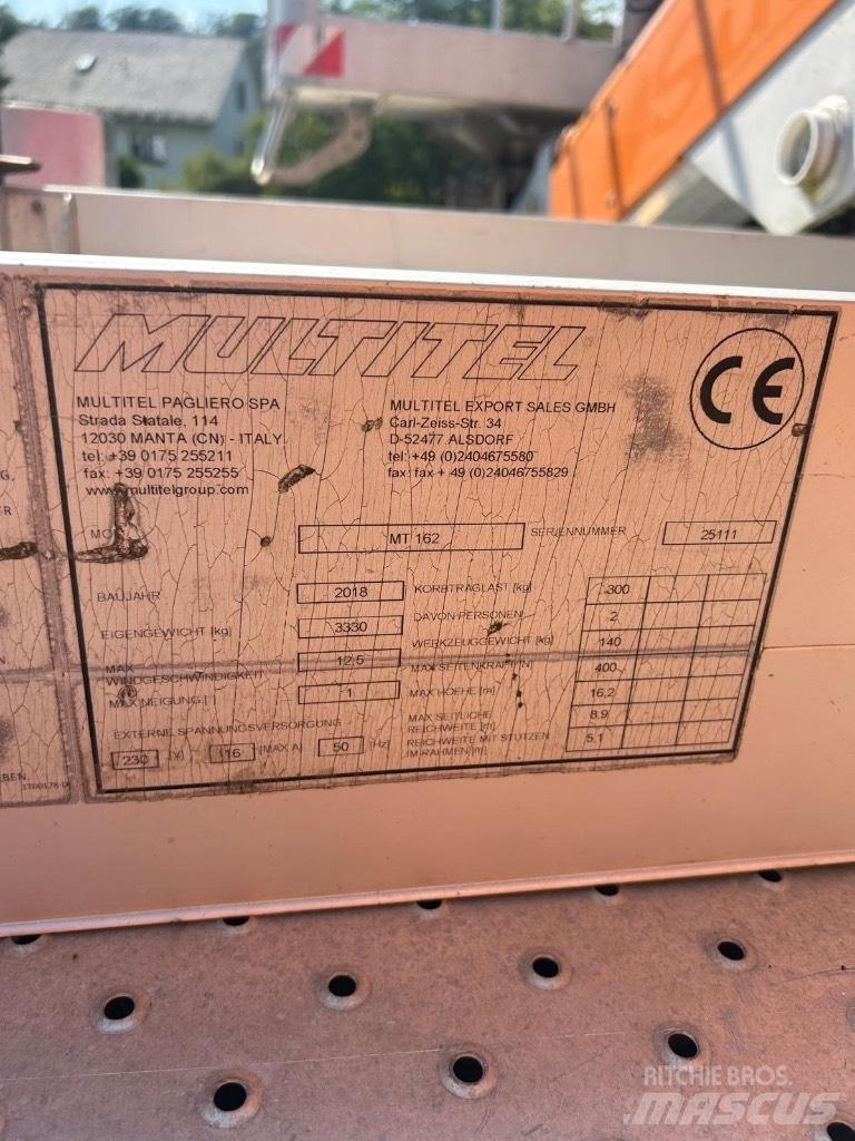 Multitel MT 162 트럭 탑재 고소작업대