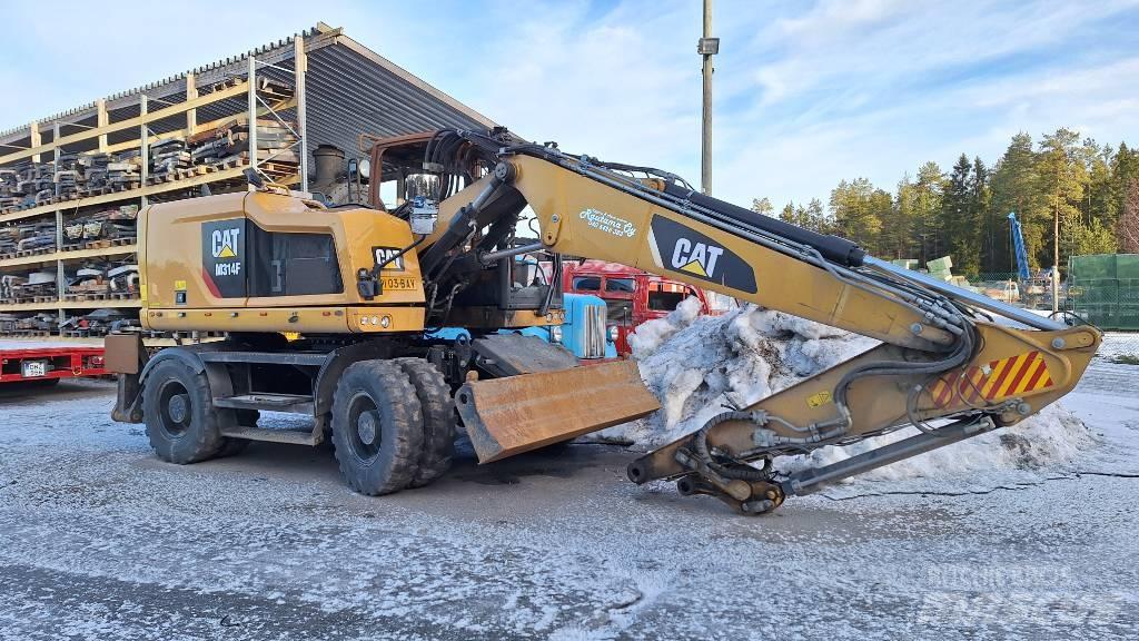 CAT M314F  휠 굴삭기