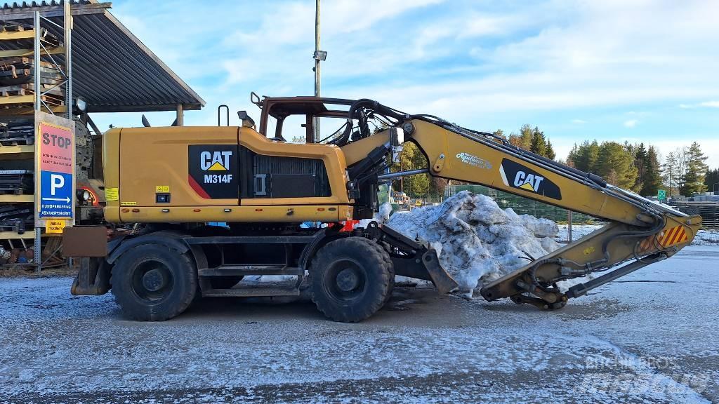 CAT M314F  휠 굴삭기