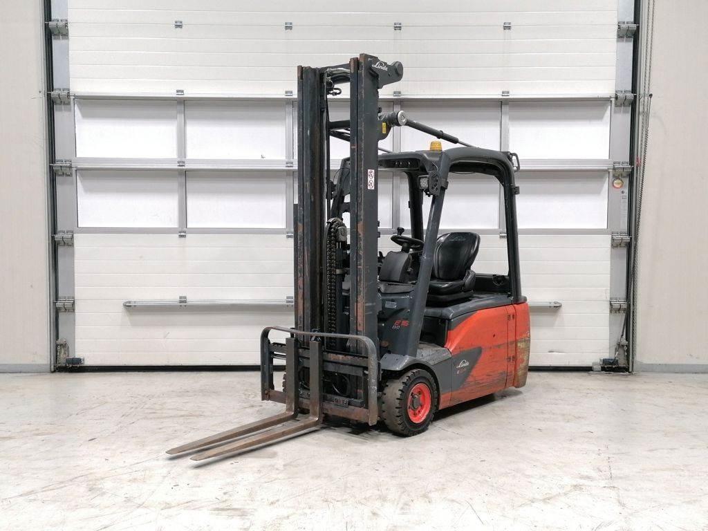 Linde E16L-02 전동 지게차