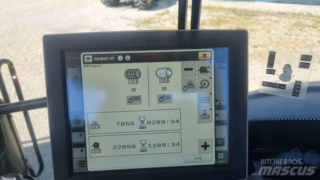 John Deere C441R 원형 곤포기