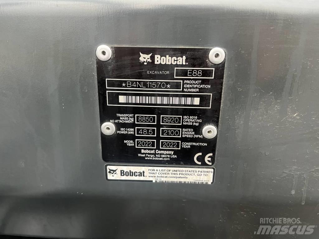 Bobcat E88 대형 굴삭기 29톤 이상