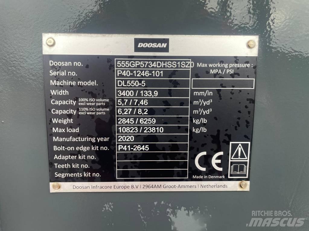 Doosan DL550 버켓