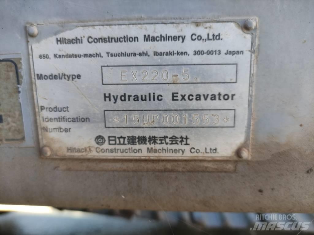 Hitachi EX 220-5 대형 굴삭기 29톤 이상