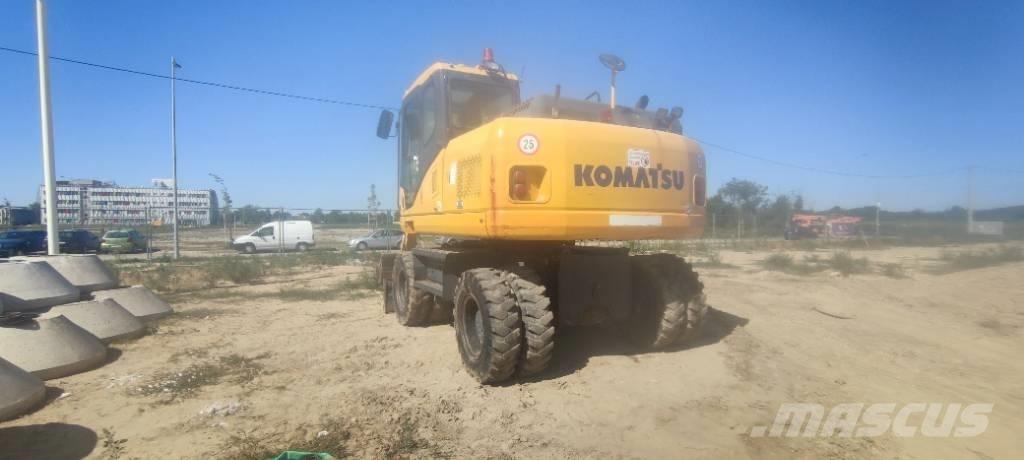 Komatsu PW 140-7  휠 굴삭기
