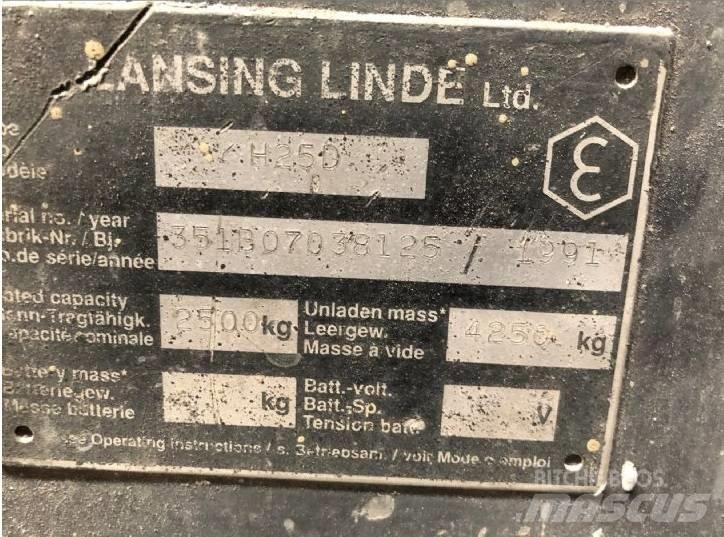 Linde H25D 디젤 지게차