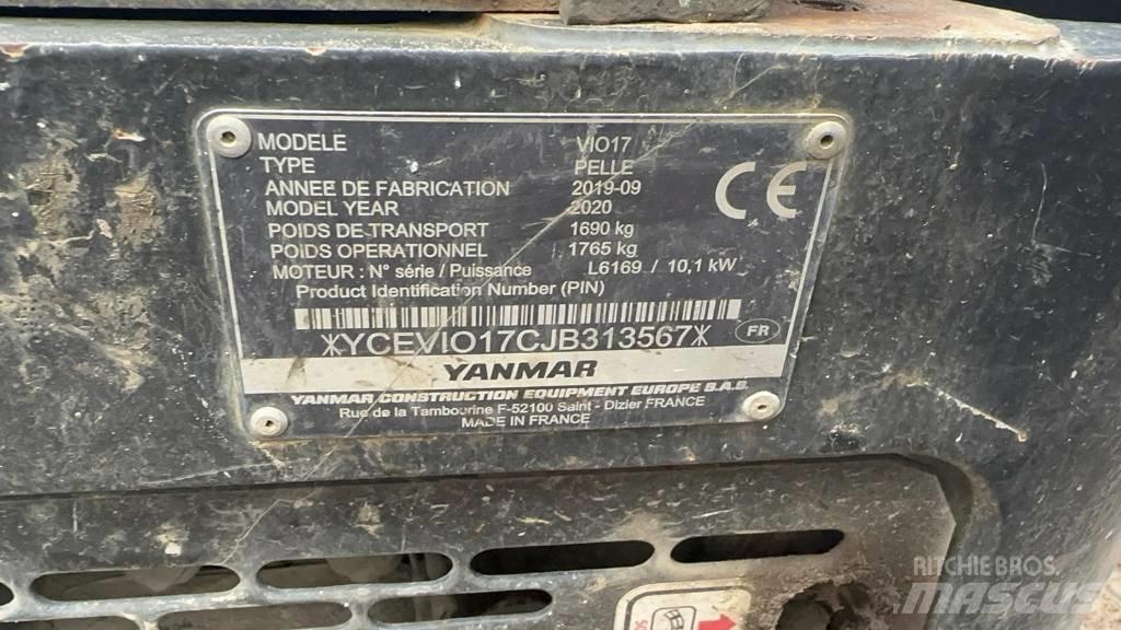 Yanmar Vio 17 소형 굴삭기 7톤 미만