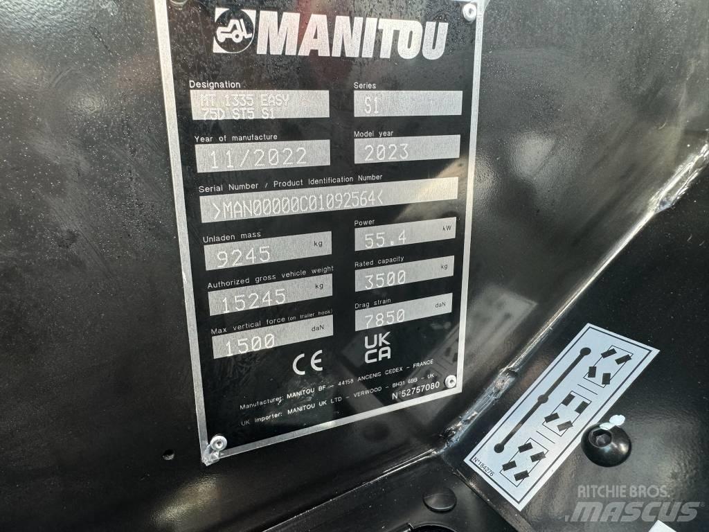 Manitou MT 1335 텔러 핸들러