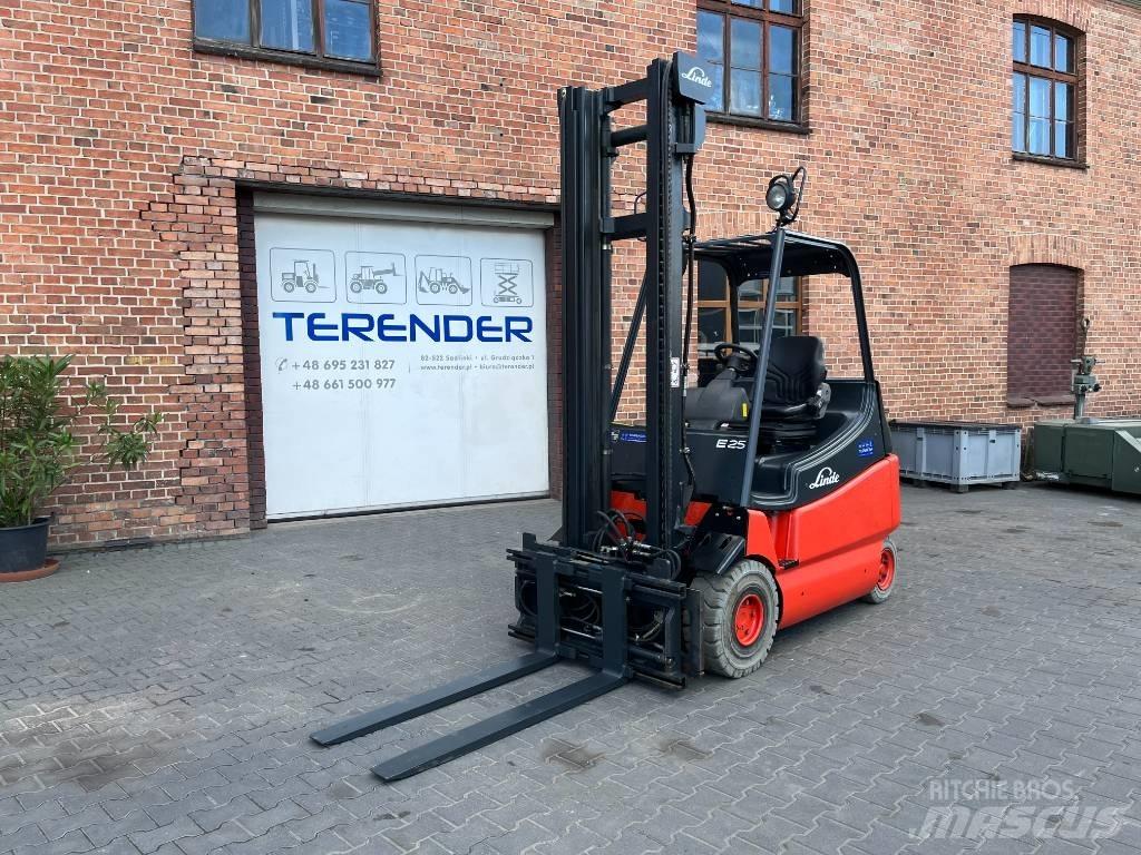 Linde E25 H 전동 지게차