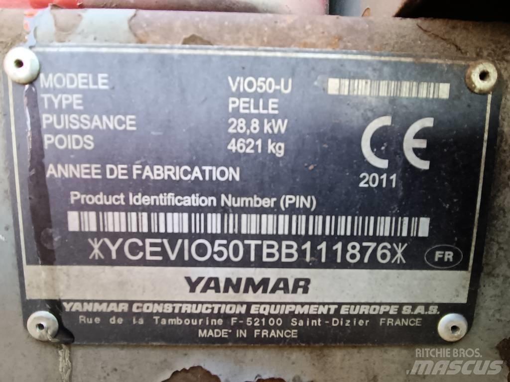 Yanmar Vio 50 소형 굴삭기 7톤 미만