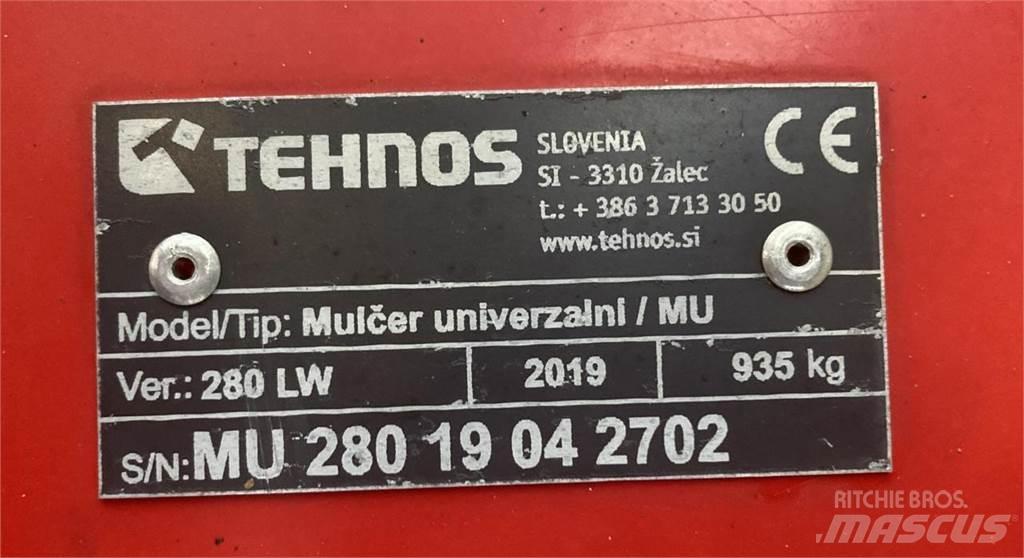Tehnos MU 280 목장 제초기 및 토퍼