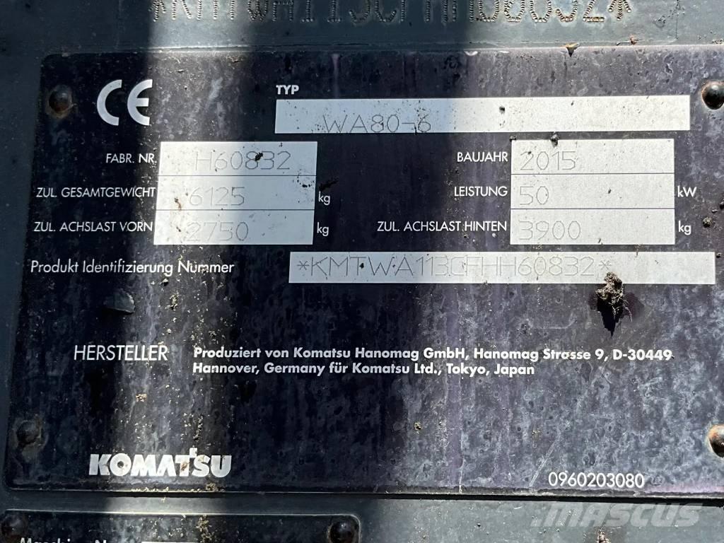 Komatsu WA 80-6  휠로우더