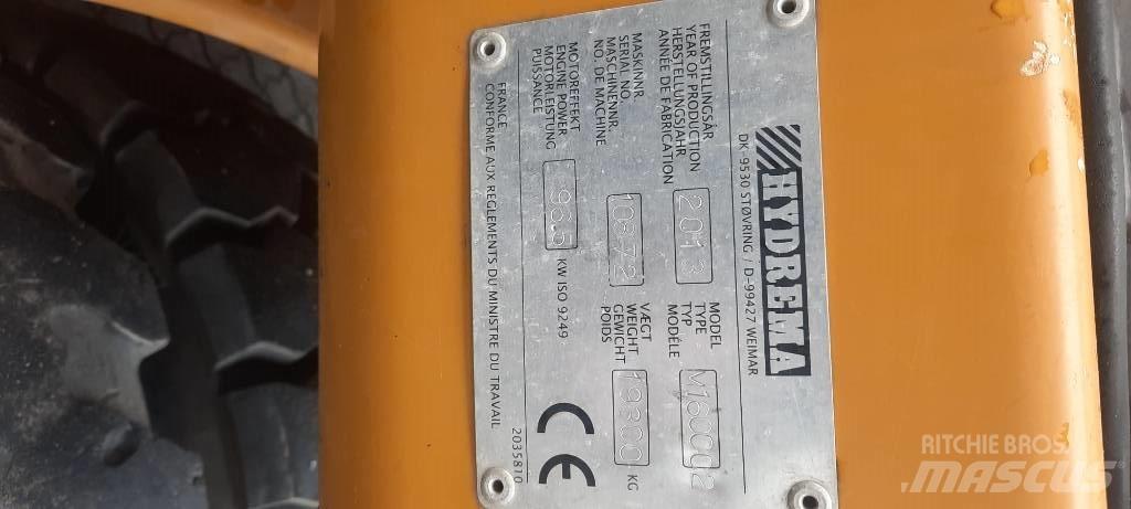 Hydrema M1600C2  휠 굴삭기