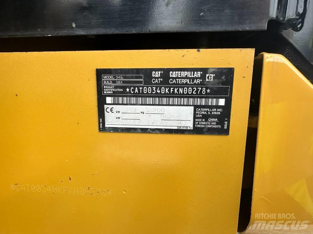 CAT 340 대형 굴삭기 29톤 이상