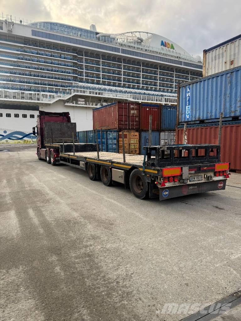Broshuis jumbo 플랫베드/드롭사이드 세미 트레일러
