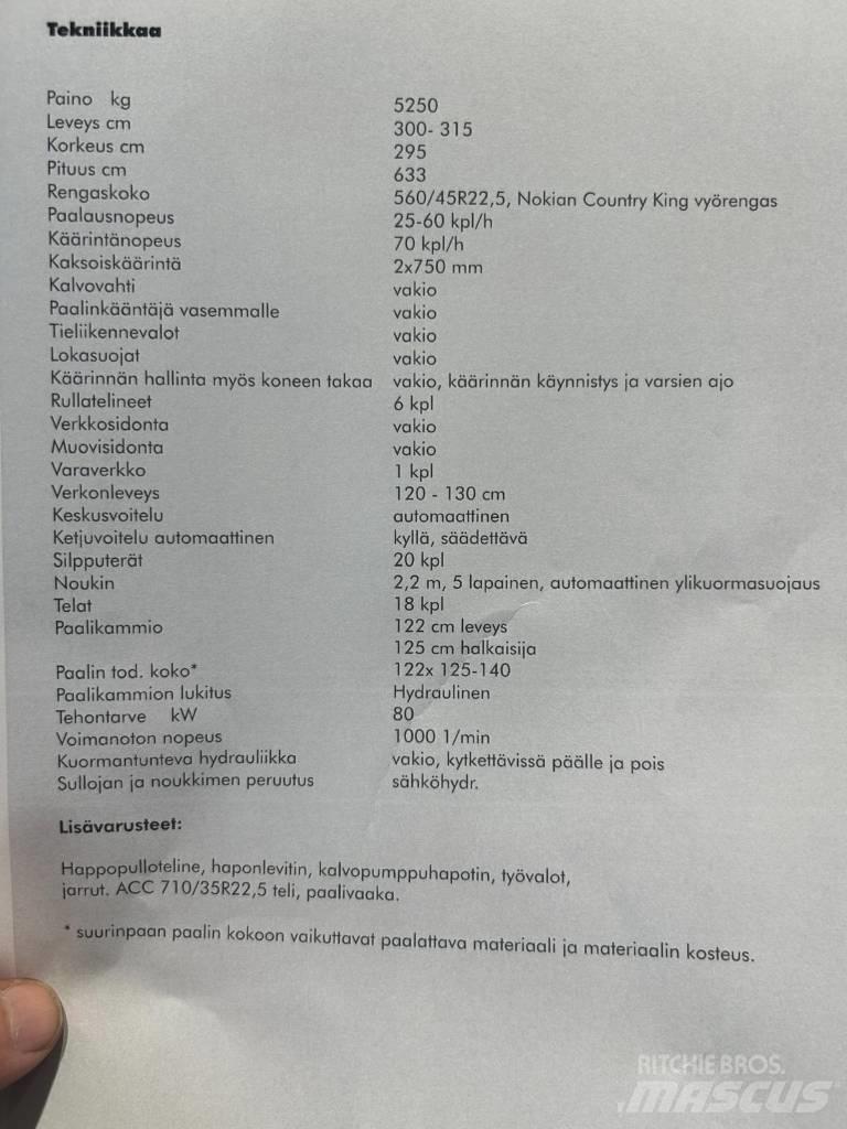 Agronic ACC Pulse M 원형 곤포기