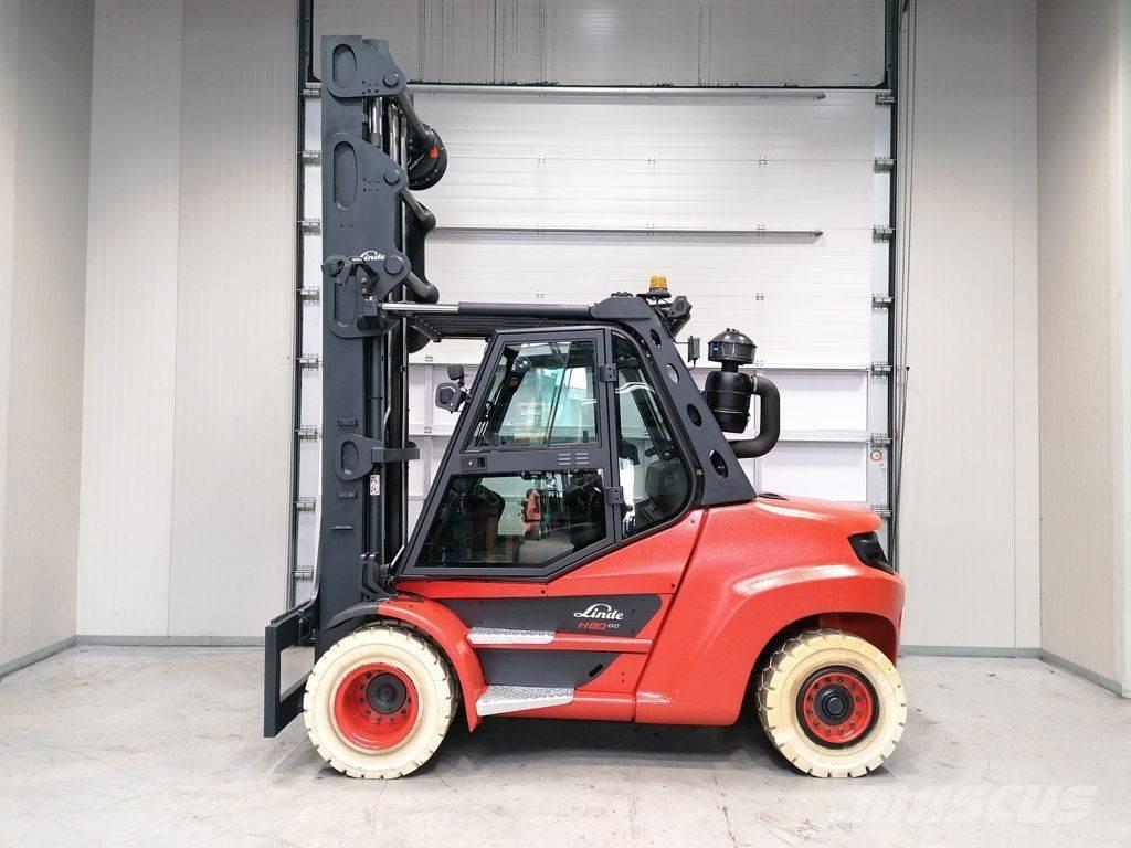 Linde H80D-03/900 디젤 지게차