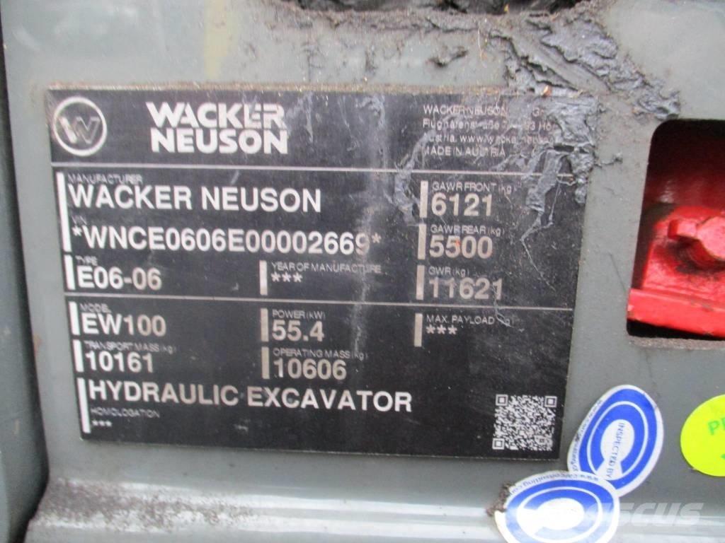 Wacker Neuson EW 100  휠 굴삭기