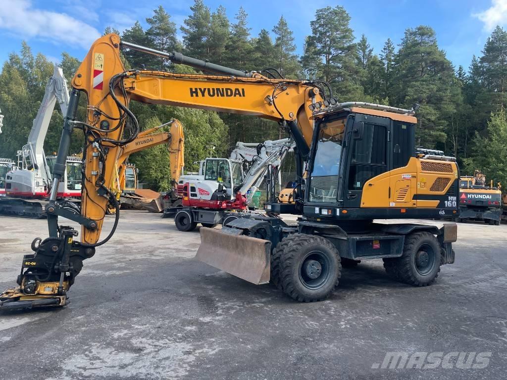 Hyundai HW 160  휠 굴삭기