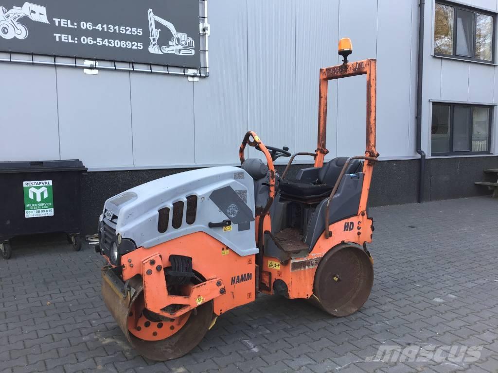 Hamm HD 8 VV 트윈 드럼 롤러