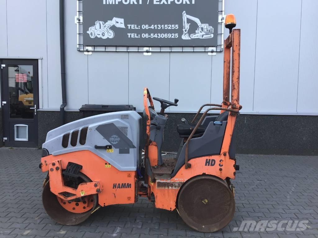 Hamm HD 8 VV 트윈 드럼 롤러