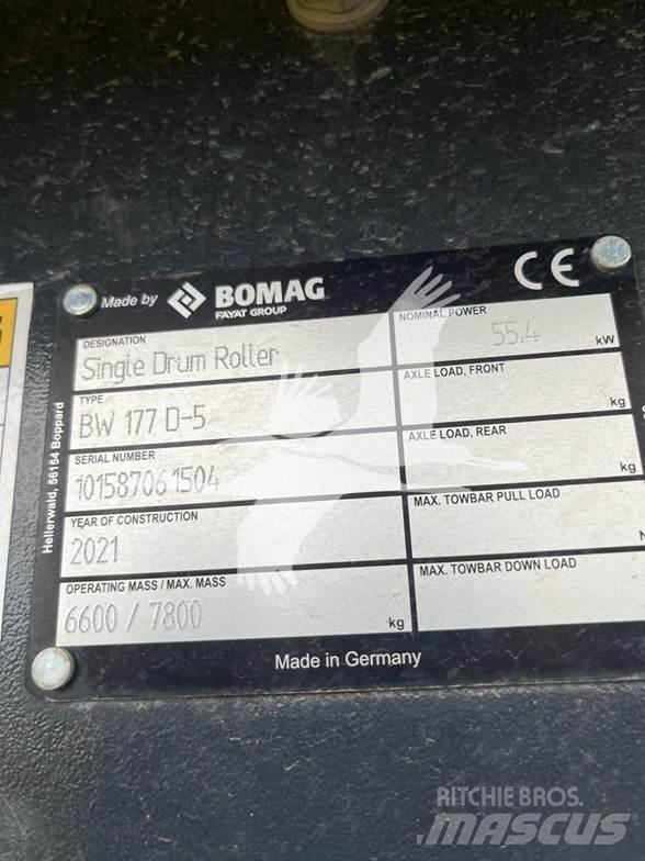Bomag BW177D-5 싱글 드럼 롤러