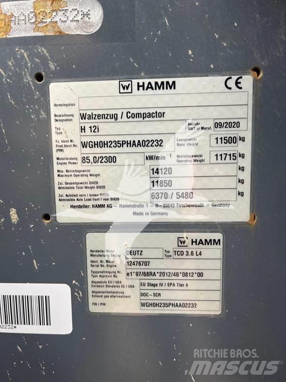 Hamm H12i 싱글 드럼 롤러