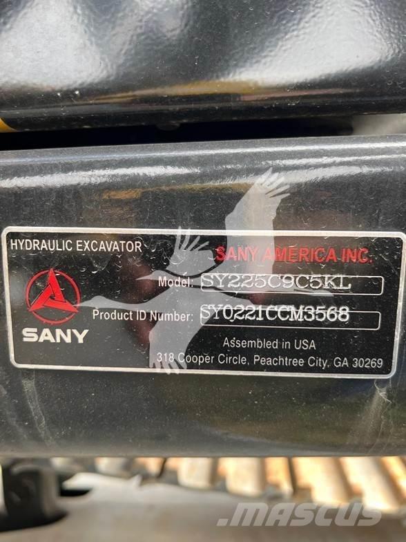 Sany SY225C 대형 굴삭기 29톤 이상