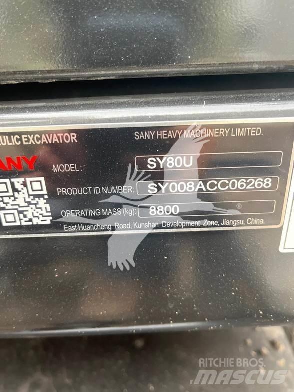 Sany SY80U 대형 굴삭기 29톤 이상